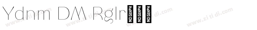 Yodnam DEMO Regular字体转换